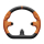Kierownica do konsol Asetek GT Rim - Closed D, Leather - orange